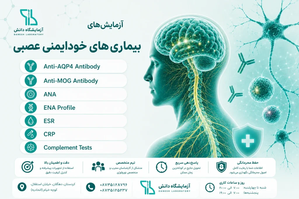 آزمایش‌های بیماری‌های خودایمنی عصبی